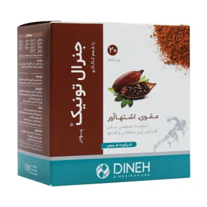 پودر جنرال تونيك(کاکائو) 20ساشه 10گرمی