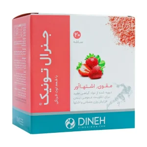 جنرال تونيك (توت فرنگی) 20ساشه 10گرمی